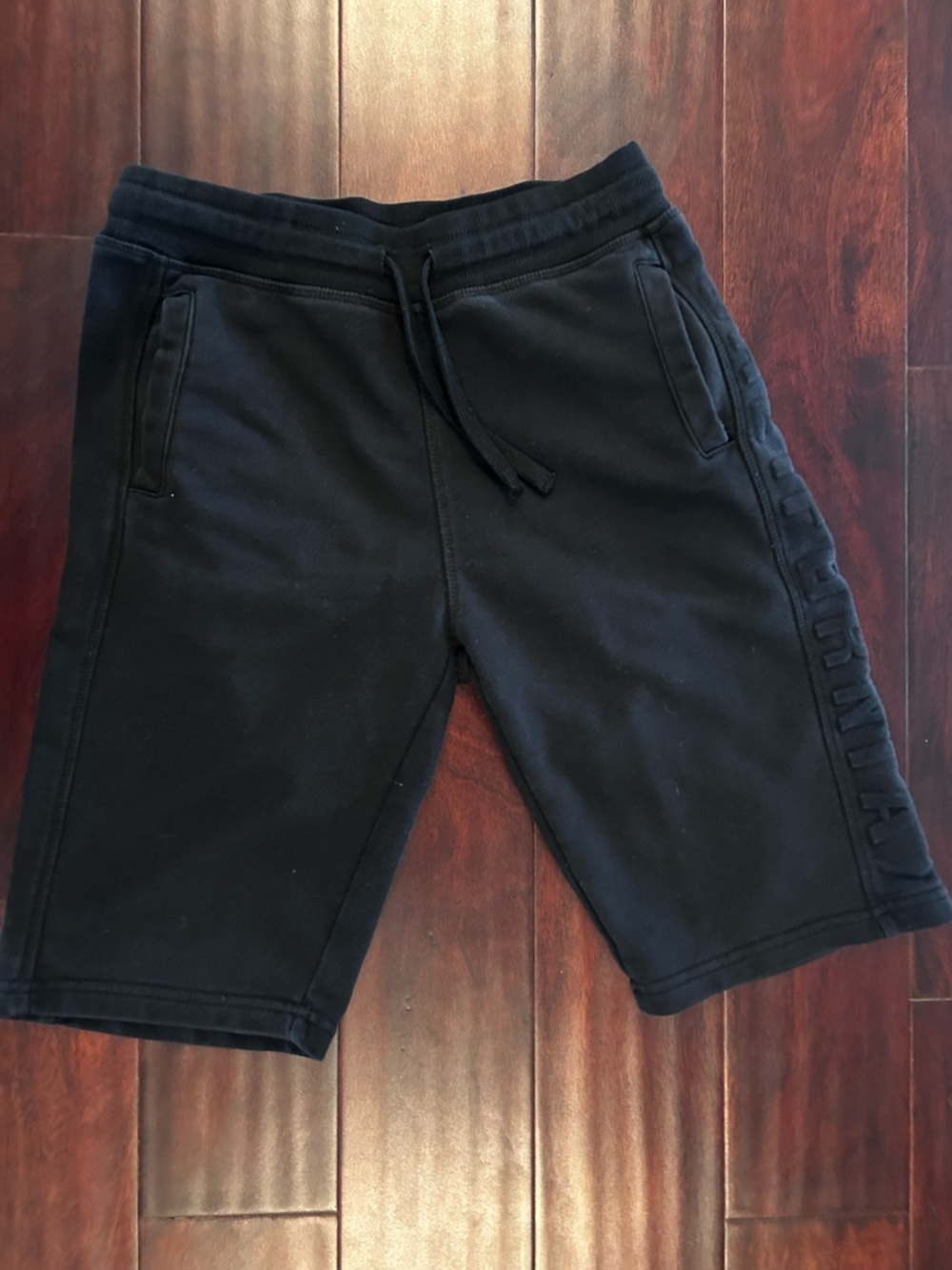 Men's Black Drawstring Jogger Pants